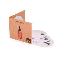 Disques verseurs personnalisés anti-goutte, emballage en carton pliable, outil promotionnel marketing