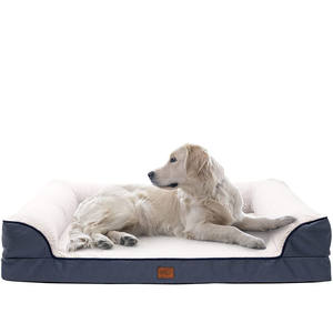Memory Foam Hond Bed Met Verwijderbare Waterdichte Antislip Deksel - Product Image 1