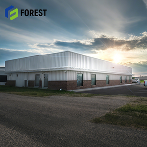 Atelier préfabriqué : Entrepôt préfabriqué à structure légère en acier à grande portée pour le stockage industriel à grande échelle - Product Image 2