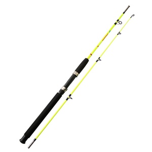Caña de Pescar de Fibra de Vidrio Sólida de 1.8m 2.1m, Cañas de Pescar Transparentes de 2 Secciones, Modelo L0038 - Product Image 1