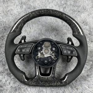 Volant en fibre de carbone de qualité supérieure pour <span class=keywords><strong>Audi</strong></span> C7 C8 B8.5 B9 S3 S4 S5 S6 S7 S8 R8 TTS TT B8 A4 Series - Vente flash - Product Image 3