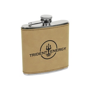 Laser khắc trống flasks, gỗ <span class=keywords><strong>Hip</strong></span> <span class=keywords><strong>Flask</strong></span> 6oz Laser khắc, laserable giả da đỏ <span class=keywords><strong>Flask</strong></span> - Product Image 1