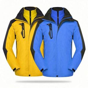 Vestes d'hiver épaisses pour hommes à double isolation thermique, coupe-vent et respirantes, pour l'escalade sportive, grandes tailles - Product Image 2