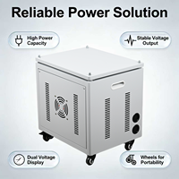 Transformateur d'isolement triphasé 10kVA 15kVA 30kVA 440V 480V vers 220V 400V, type sec, abaisseur de tension, fourni par l'usine