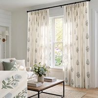 Rouleau de tissu imprimé pour rideaux, motifs floraux, pour salon et chambre, rouleau de tissu de haute qualité pour rideaux, textiles pour rideaux
