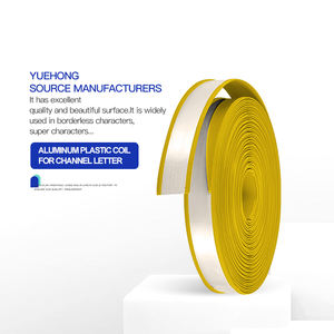 Bandes de bobine en aluminium jaune de 0.6mm bobines de lettre de canal de 6.5 cm pour le service de traitement de flexion de super mots - Product Image 3