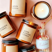 Meilleure chose sur Internet Bougie parfumée à la lavande Anniversaire Anniversaire Noël Saint Valentin Cadeaux Bougies en cire de soja