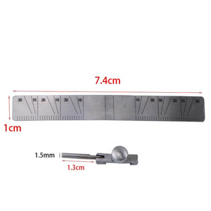 Règle de positionnement d'implants dentaires Yuzheng Medical en acier inoxydable, guide de mesure d'angle, outil de chirurgie buccale - Product Image 3