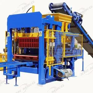 Máquina para fazer blocos de concreto hidráulico QT5-15 Máquina para fazer blocos de pavimentação de cor azul Máquina para fazer tijolos de cimento