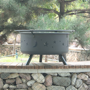 Meubles d'extérieur personnalisés, foyer à bois <span class=keywords><strong>de</strong></span> <span class=keywords><strong>jardin</strong></span>, <span class=keywords><strong>barbecue</strong></span>, foyer en métal avec plaque <span class=keywords><strong>de</strong></span> cuisson - Product Image 6