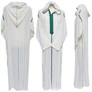 2024 New Arrival Modest Women Silk Handmade Breathable Long Sleeve 2-Piece Abaya Muslim <b>Blouse</b> Pants Suits Kimino Set Islamic - Product Image 4