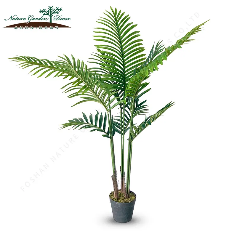 Indoor Preserved Phoenix Plant Office Artificial Palm Trees