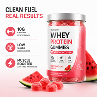 Gommes protéinées Clear Pea Rice Whey Protein Gummy Naturelles jusqu'à 10g de protéines, 2 gommes par jour, OEM ODM Marque Privée, Substitut de repas pour adultes