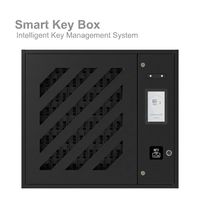 Caja Fuerte Inteligente de 80 Llaves, Sistema de Gestión de Llaves Inteligente, Lector RFID de Pared, Protección de Seguridad con Huella Dactilar y Reconocimiento Facial
