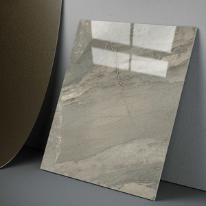 <span class=keywords><strong>Casa</strong></span> <span class=keywords><strong>de</strong></span> lujo 60x60 Esmaltado Mármol brillante Gris oscuro Cuadrado Interior Azulejo Azulejos <span class=keywords><strong>de</strong></span> <span class=keywords><strong>porcelana</strong></span> para piso Baño Decorativo - Product Image 4