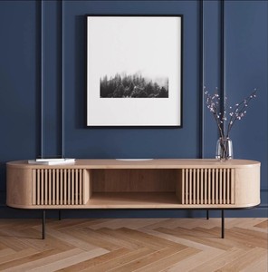 Mobile TV in Legno Scandinavo Moderno 2026, Ecologico, con <span class=keywords><strong>Dimensioni</strong></span> Regolabili, Arredamento per Soggiorno - Product Image 1