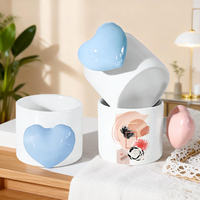 Tasses à café en céramique vierges pour sublimation, forme de cœur, poignée, personnalisables, pour la maison, le bureau, cadeaux promotionnels
