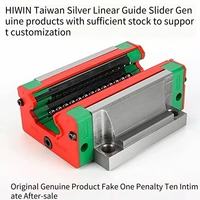 Riel de Guía Lineal de Acero Cromado de Alta Precisión HIWIN HGR25CA con Rodamiento Deslizante para Máquinas CNC, Piezas de Impresora 3D - 1.5 Años