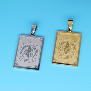 Qiandis nuovi accessori per ciondoli in acciaio inox per <span class=keywords><strong>segni</strong></span> zodiacali Sagittarius - Product Image 2