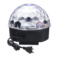 Changement de Couleur automatique Allumant 6W RVB LED Disco Lumière de Boule Magique En Cristal pour KTV DJ