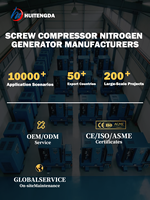 Compresseur d'air rotatif à vis électrique 7,5 kW lubrifié 380 V avec moteur pour le traitement mécanique et l'emballage alimentaire 10 bars