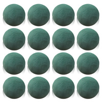Bloc de mousse verte D172 pour fleurs artificielles, briques de mousse humide et sèche rondes, mousse florale pour arrangements floraux, boule de mousse florale