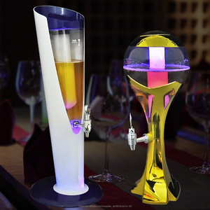 3 litros de hielo tubo dispensador de cerveza proyecto led torre de cerveza enfriador de cerveza, <span class=keywords><strong>vino</strong></span>, champán - Product Image 3