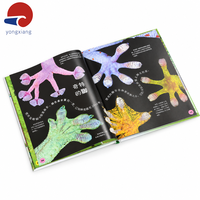 Livre sur la nature pour enfants en couverture rigide A4, impression couleur personnalisée avec des images d'arbres, de feuilles, de fleurs et de graines