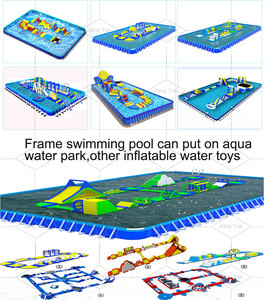 Piscinas Rectangulares <span class=keywords><strong>Grandes</strong></span> Personalizadas con Marco de Acero <span class=keywords><strong>Desmontable</strong></span> para Adultos o Mascotas - Product Image 5