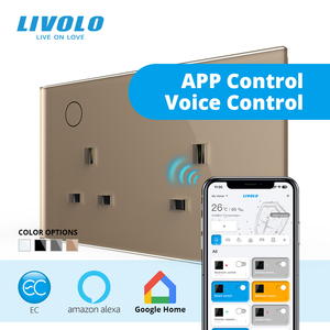<span class=keywords><strong>Livolo</strong></span> 13a Alexa Google Nuevo Estilo Enchufe Inteligente de Pared Estándar del Reino Unido Enchufe Inteligente para el Hogar Enchufe de Alimentación Wifi - Product Image 2
