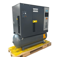 Compresseur d'air à vis Atlas Copco G22FF 15 bars, usage stationnaire, industriel, refroidi par air, lubrifié, 110 kW, nouveau système d'air, réservoir de réception