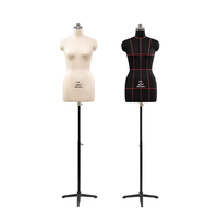 Buste Mannequin Couture Mi-Corps Adulte en Gros avec Support et Design Réglable pour Présenter des Styles de Mode Féminins