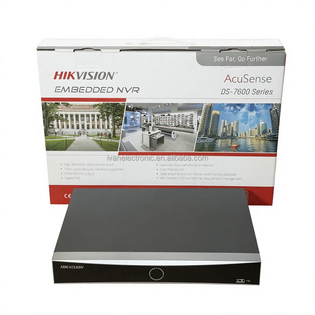 Brand New Original HIK DS-7608NXI-K1 8-Channel 1U AcuSense 4K Network Video Recorder