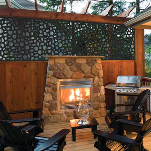 Pantallas de partición WPC de lujo modernas, pantallas decorativas, paneles de pared huecos - Product Image 3