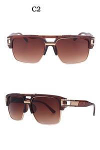 Vente chaude nuances carré hommes rétro vintage lunettes de <span class=keywords><strong>soleil</strong></span> surdimensionnées - Product Image 3