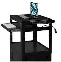 Fabricant chinois prix de gros réseau AV armoire de charge assembler 12U réseau rack chariot