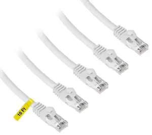 UTP 4 Pairs 24awg bare copper colorful cat5e patch cord