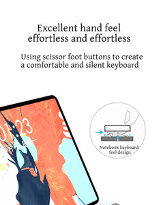 Teclado inalambrico Para tableta portatil telefono bt 81 teclas ultrafino Boton mudo B089 oficina plegable Mini teclado - Product Image 5