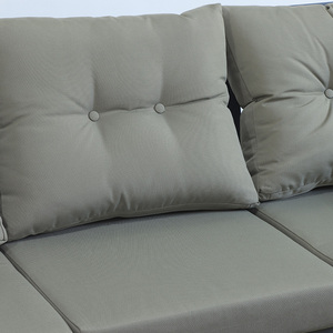 Ensemble de patio en aluminium, meubles d'extérieur de villa, cadre en aluminium, canapé de jardin, <span class=keywords><strong>palette</strong></span> d'oreillers - Product Image 3