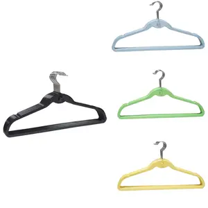 CHARISMA Hook Thick Strong Durable Laundry Hanger Space Save Closet Clothing Non Slip Cheap Clothes Plastic Hange