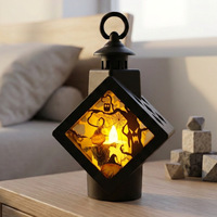Décoration d'Halloween populaire : Lampe LED fantôme, bougie décorative, nouveau style chinois diamant pour la table de fête, accessoire cadeau