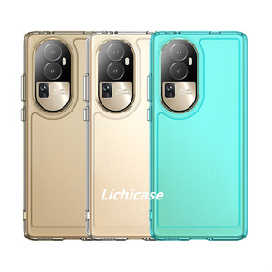 Lichicase gel de silice souple Transparent un choc housse de protection pour Oppo Reno 10 Pro + coque de téléphone en TPU - Product Image 3
