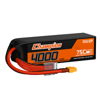Литий-полимерный аккумулятор 180C 4000 мАч 6S1P 4S 3S LiPo XT60/Deans 4000 мАч 60C 22.2В 3.7В для радиоуправляемых лодок, автомобилей, грузовиков, FPV-систем