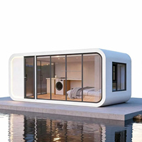 Maison Capsule Préfabriquée de Luxe en Aluminium Européen Étanche pour Utilisation en Parc - Modèle T5