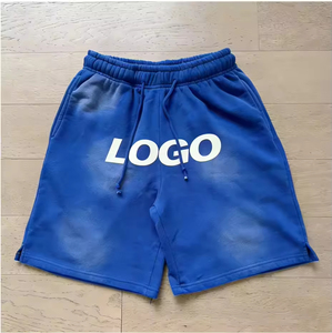 Shorts pour hommes de qualité supérieure Hell Street Star 100% coton lourd NFC SCAN, streetwear décontracté, shorts délavés à l'acide pour hommes - Product Image 5
