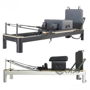 Venta caliente Pilates <span class=keywords><strong>Reformer</strong></span> All Black Commercial usado Pilates <span class=keywords><strong>Reformer</strong></span> Studio Training Body Building Aluminio Pilates <span class=keywords><strong>Reformer</strong></span> - Product Image 2