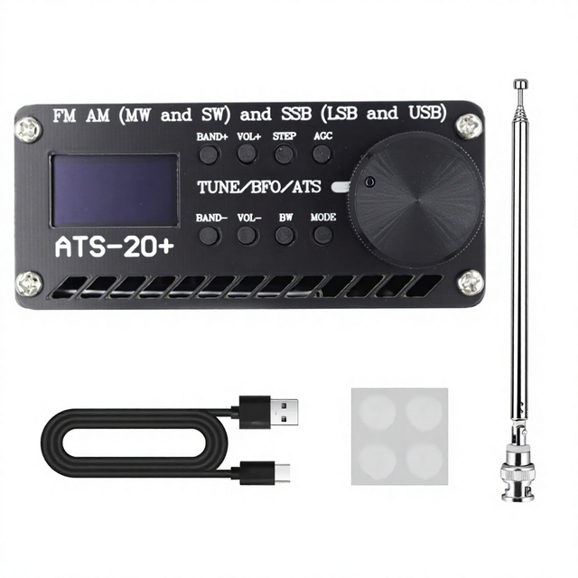 ATS-20+ SI4732 Radio Receiver DSP SDR FM AM (MW and SW) LS B and US China