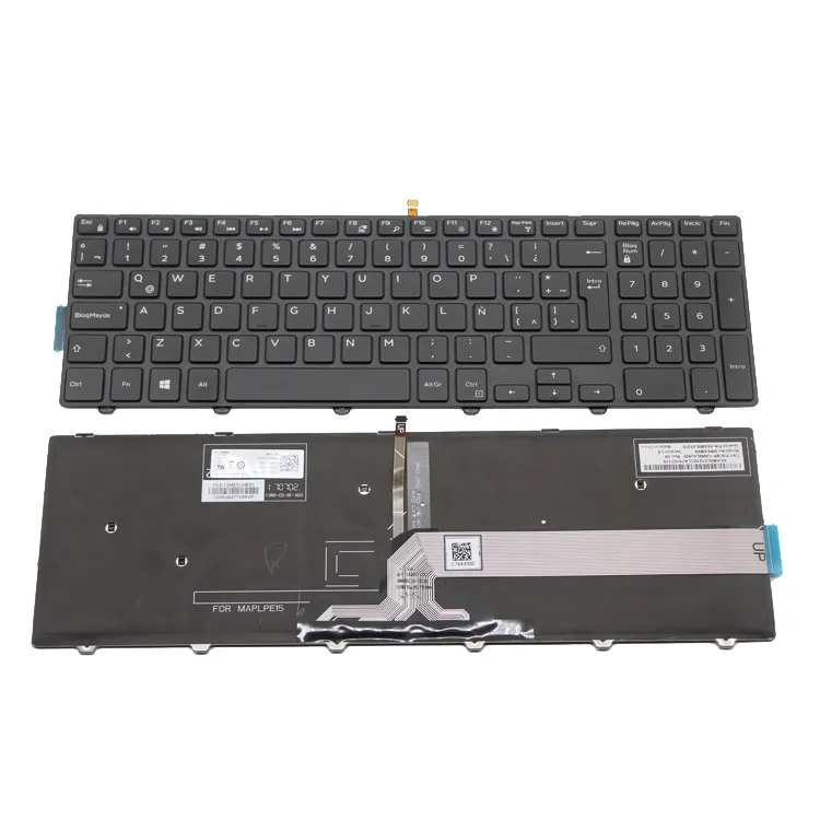 HK-HHT ใหม่สำหรับ Dell Inspiron 15 3000 15-5000ซีรีส์3541 3542แล็ปท็อป sp/la แป้นพิมพ์ภาษาสเปน