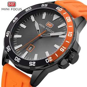 MINI FOCUS nouvelles montres à Quartz pour hommes Sport <span class=keywords><strong>2023</strong></span> homme montres-bracelets calendrier affichage bracelet en caoutchouc étanche reloj hombre - Product Image 2