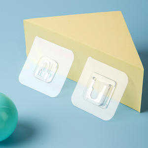 Soporte Adhesivo Acrílico para Cables, Gancho Individual de 5.8x5.8cm, Impermeable, Montaje en Pared sin Perforación - Product Image 4